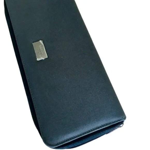 NEW! Luxe Hugo Boss Large Travel Organizer Fabric Hard Case Electronics Holder - Picture 6 of 6